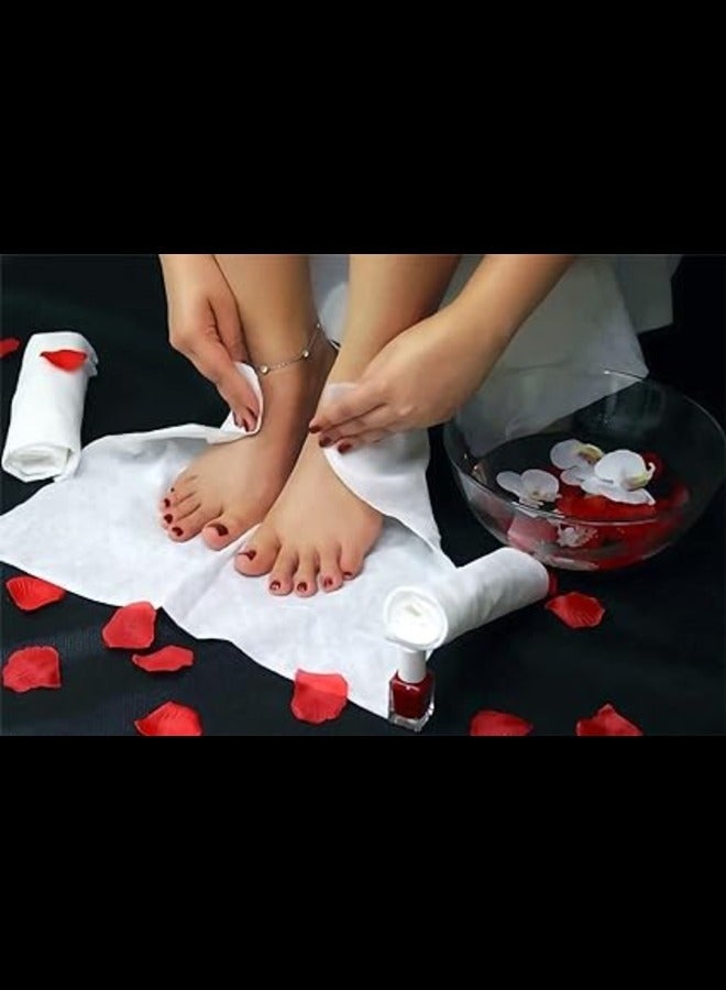 بايلوت كلوب - 25 قطعة منشفة حمام للاستعمال مرة واحدة أبيض 80x160سم - Image 4