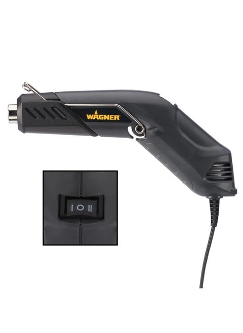 Wagner Spraytech 0503038 HT400 Heat Gun Dual Temperature Hot Air Tool 680 and 450 Degrees Shrink Tubing Embossing Craft Projects Sticker Removal Heat Gun
