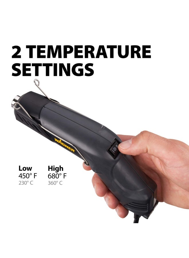 Generic - Wagner Spraytech 0503038 HT400 Heat Gun Dual Temperature Hot Air Tool 680 and 450 Degrees Shrink Tubing Embossing Craft Projects Sticker Removal Heat Gun - Image 1