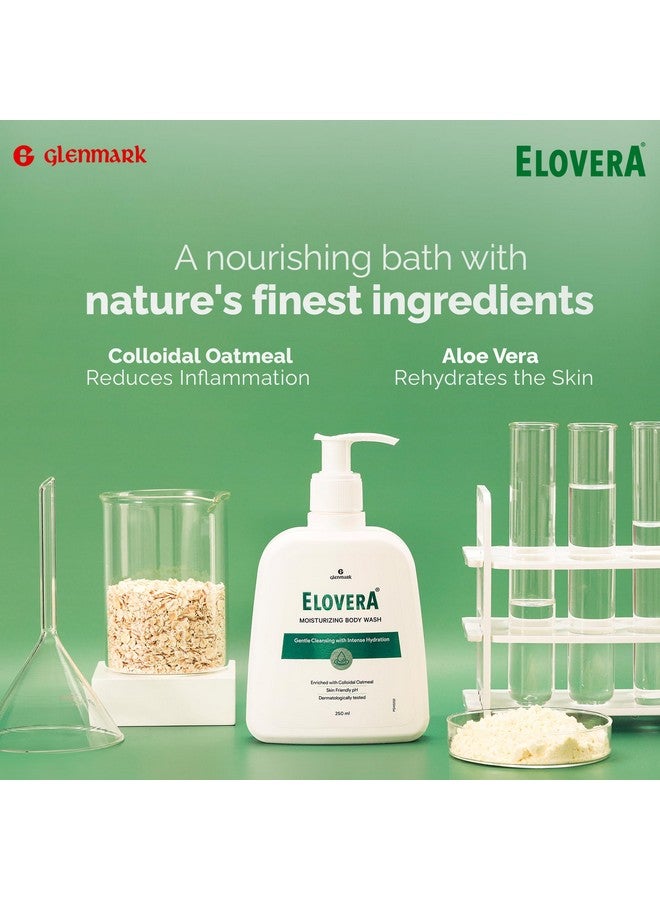 Elovera Body Wash Glenmark 250Ml, Enriched With Aloe Vera & Vitamin E, Intense Moisturising Formula I Hydrates And Makes The Skin Soft And Healthy I Lightens Skin Blemishes I Non-Greasy - Image 5