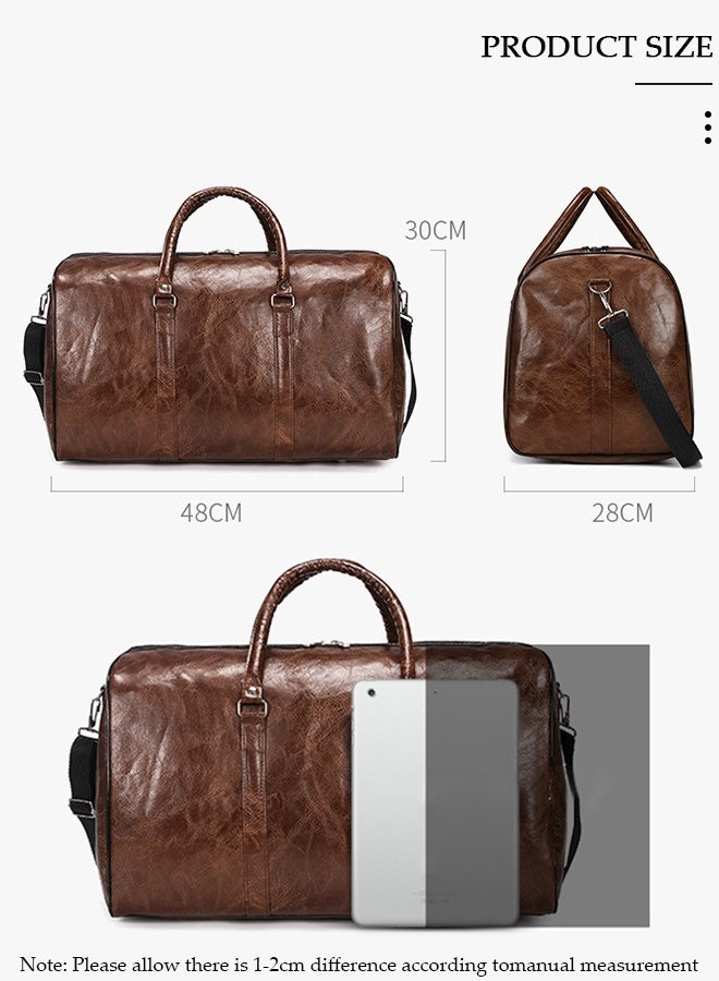 DUNISO حقيبة سفر من القماش الخشن، مجموعة أمتعة، حقيبة سفر للأعمال وعطلات نهاية الأسبوع طوال الليل، حقيبة كبيرة للحمل في المطار للسفر ورحلات العمل وحقيبة رياضية من القماش الخشن وحقائب أمتعة رياضية للجيم - Image 4