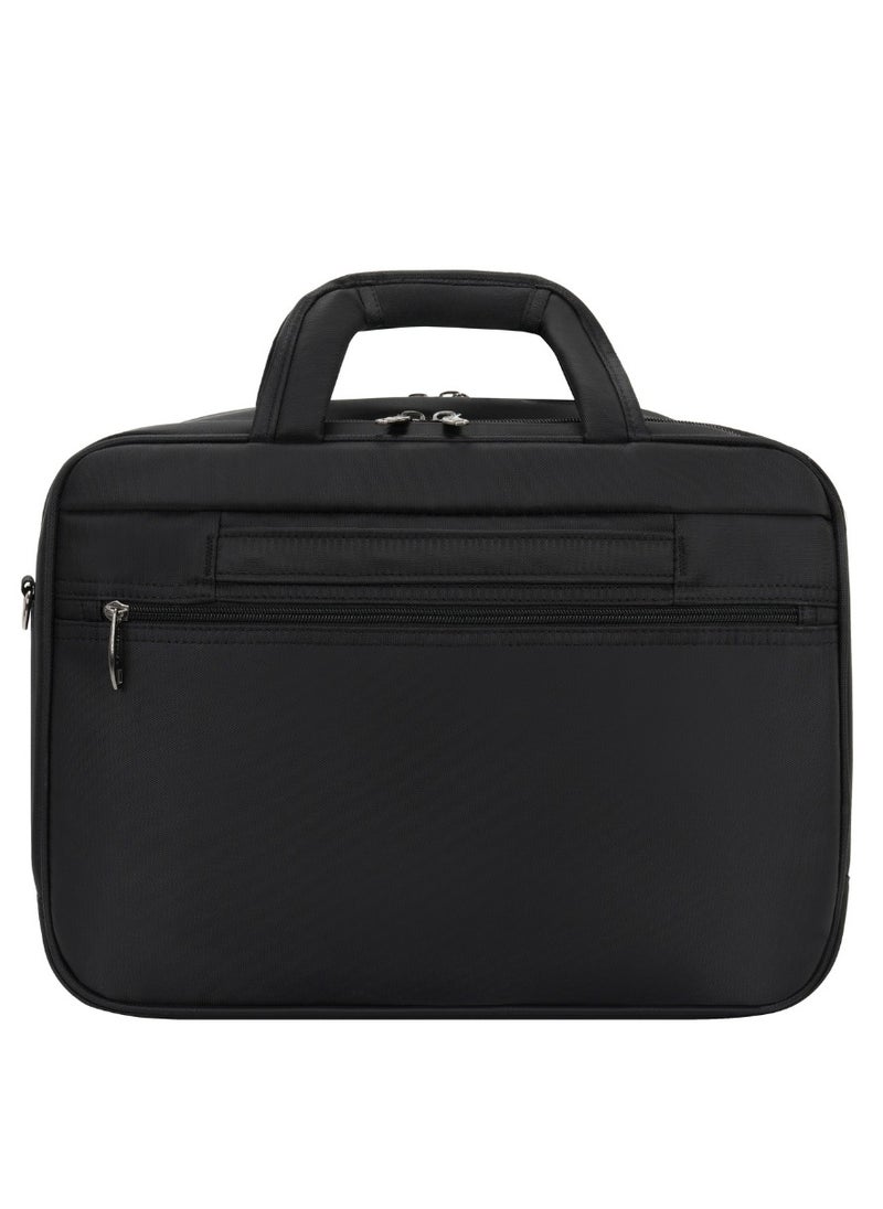 Stargold Laptop Bag, Premium 15.6" Business Briefcase With Multiple Compartments, Padded Shoulder Strap, And Water-Resistant Material, Black  - Image 2