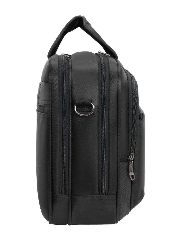 Stargold Laptop Bag, Premium 15.6" Business Briefcase With Multiple Compartments, Padded Shoulder Strap, And Water-Resistant Material, Black  - Image 4