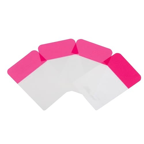 Desk Tech Sticky Index Tabs, 1" x 1.5", 24 Sheets - 6 Colors Self Adhesive File Tabs Flags Colored Page Markers Labels for Binders, Books and Notebooks - Image 3
