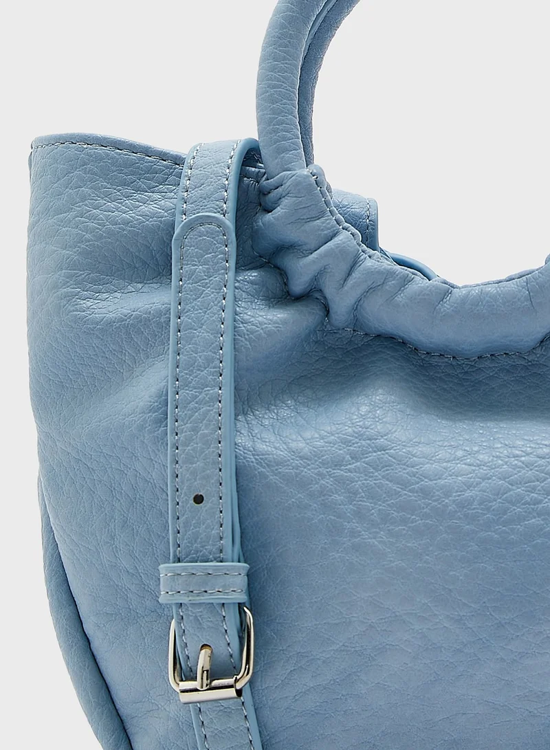 Ginger Circle Handle Mini Tote Handbag