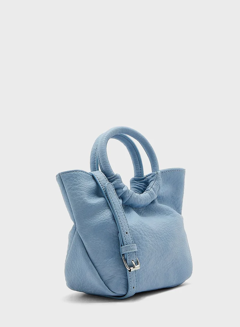 Ginger Circle Handle Mini Tote Handbag