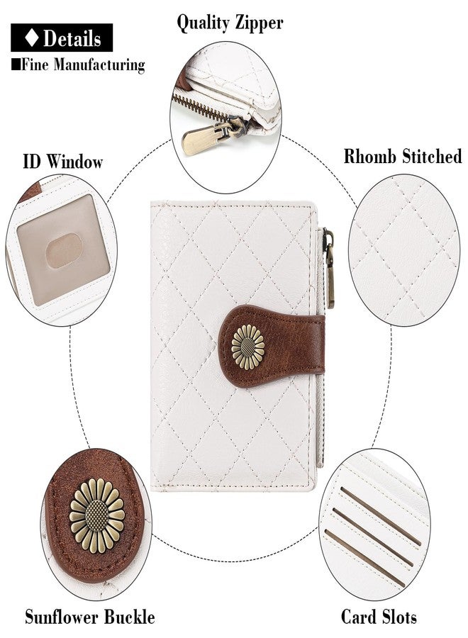 FALAN MULE Small Wallet for Women Bifold RFID Blocking Leather Card Holder with Zipper Coin Pocket - Image 4