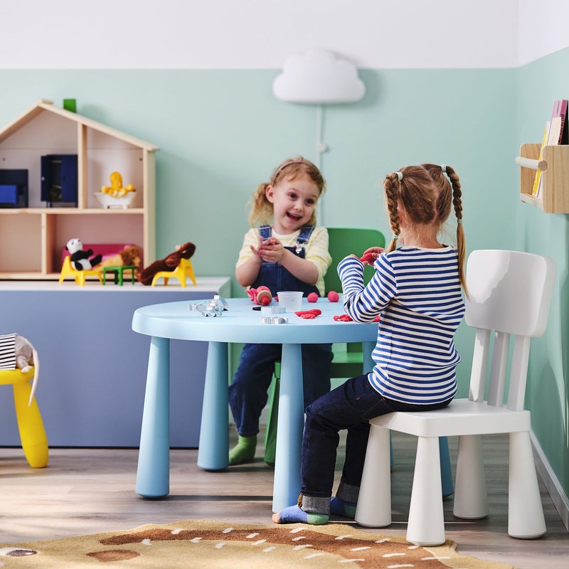 Mammut Children's Chair, Indoor/Outdoor, White, UV-Treated Plastic, Seat Height 30 cm - Image 2