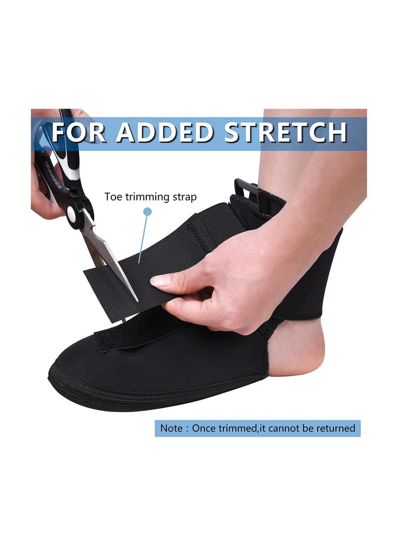 Barakah Plantar Fasciitis Night Splint Sock - Soft Stretching Boot Splint for Aching Feet  Heel Relief，Achilles Tendonitis Foot Support Brace for Right or Left FootMedium - Image 5