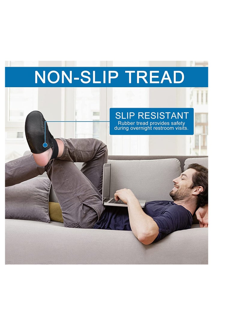 Barakah Plantar Fasciitis Night Splint Sock - Soft Stretching Boot Splint for Aching Feet  Heel Relief，Achilles Tendonitis Foot Support Brace for Right or Left FootMedium - Image 4