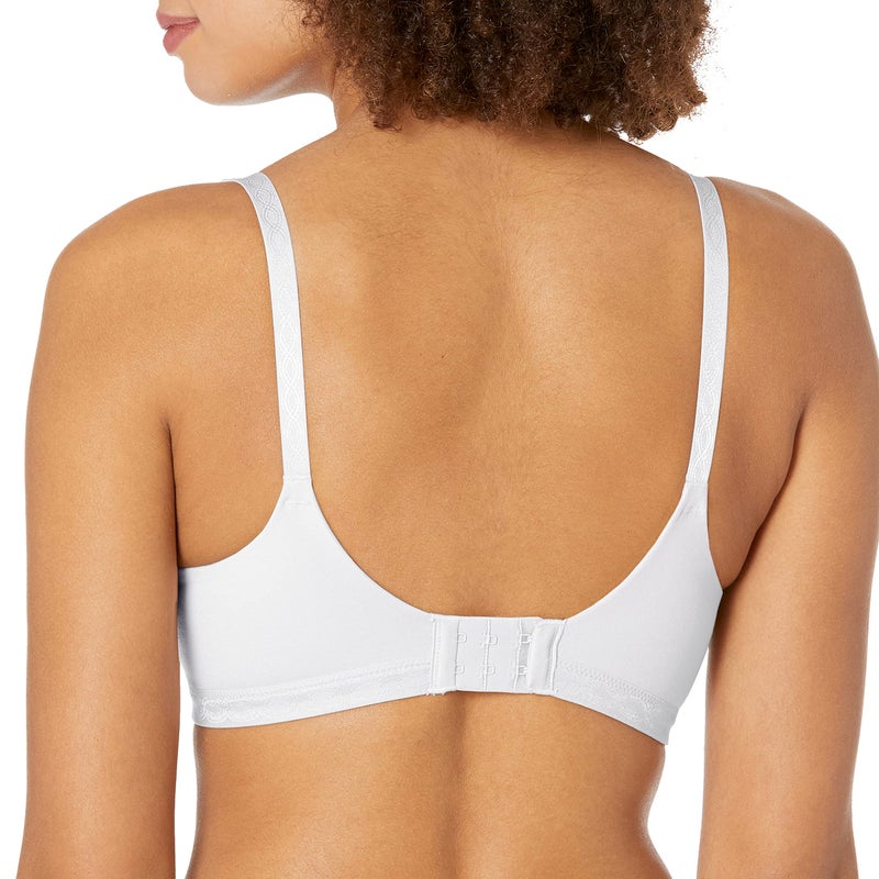 Warner's Women's Plus-Size Simply Perfect Super Soft Wire-Free Bra Bra, White, 34C - Image 2