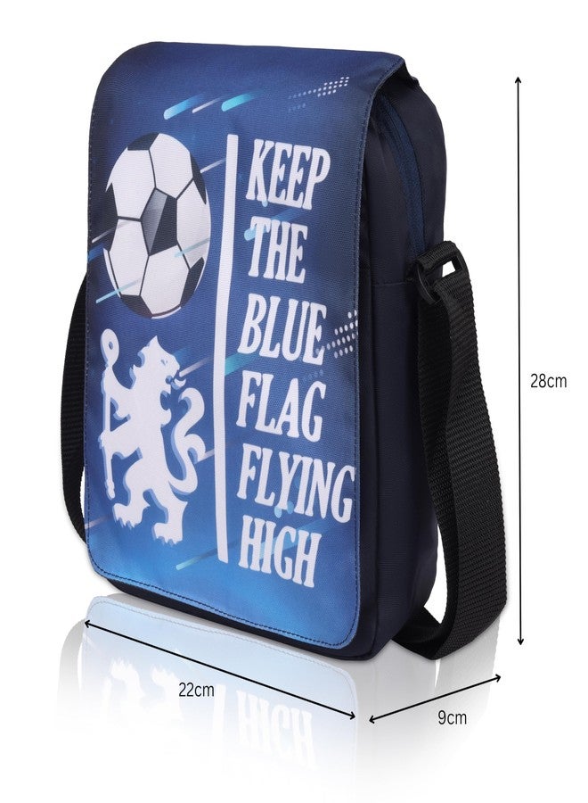 Echo Boomers Football Printed Multi-Functional Messenger Sling Bag | Versatile Everyday Bag | Adjustable Shoulder Strap | Water-Resistant | Anti-Theft Design | Compact & Lightweight - Image 5