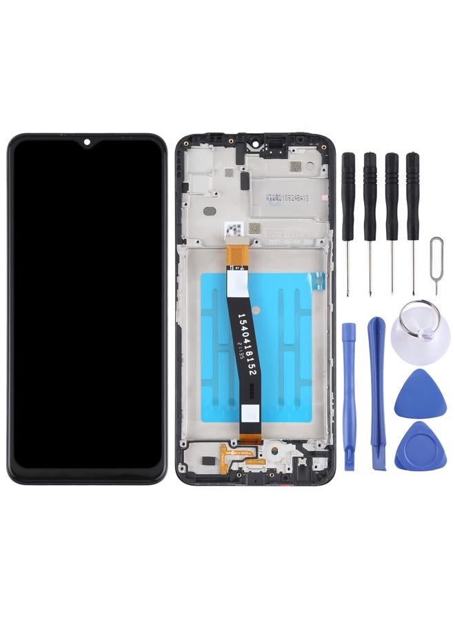 erorex Replacement Original LCD Screen for Samsung Galaxy A22 5G SM-A226 Digitizer Full Assembly with Frame Black - Image 2