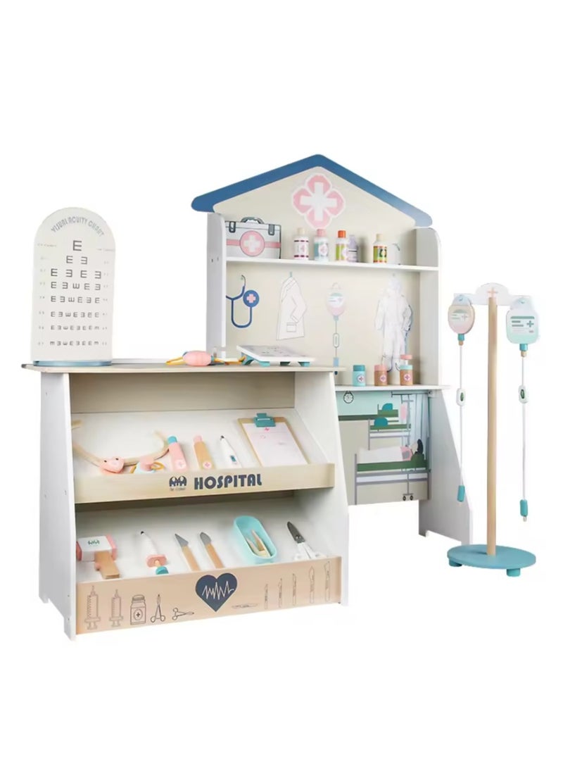 general Little Doctor Clinic Toy Wood - Image 1
