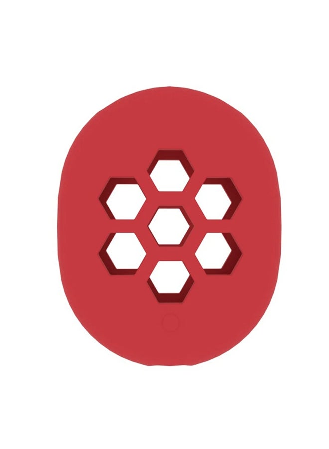 O Ozone Silicone Case Protective Cover For Google Chromecast TV 2020 TV BOX , Lightweight Anti-Slip Shockproof TV Set Top Box Sleeve Cover - Red  - Image 2