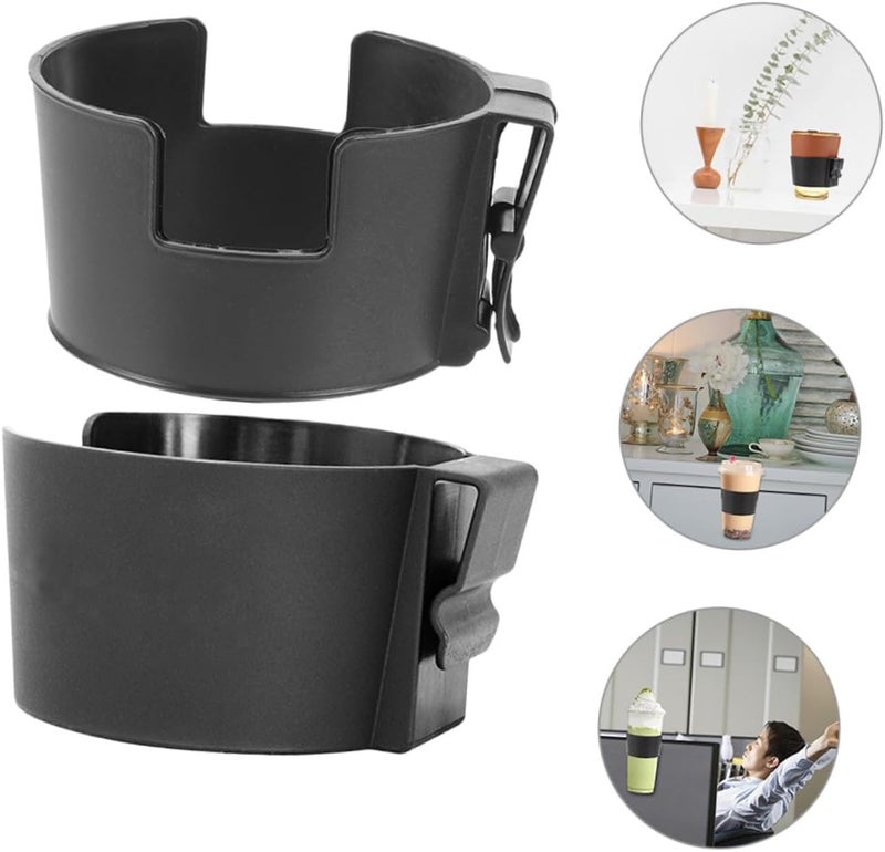2pcs Portable Cup Holder for Car Vent Adjustable Drink Holder Compatible Water Bottles Kayak and Travel Cups Universal Beverage Rack for Vehicles - Image 3