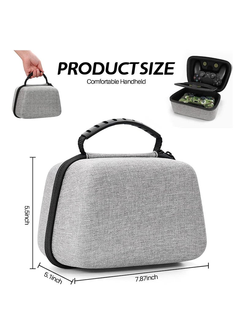 Y&D Console Controller Hard Case Carrying Travel Bag for 2 Controllers Game Storage Compatible with PS5 PS4 XBox Switch Pro Grey  - Image 5