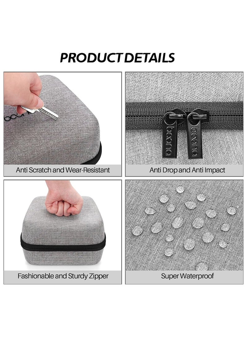 Y&D Console Controller Hard Case Carrying Travel Bag for 2 Controllers Game Storage Compatible with PS5 PS4 XBox Switch Pro Grey  - Image 3