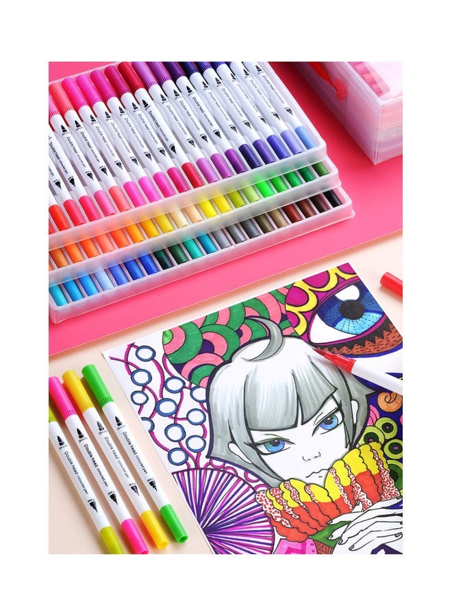 NIBEMINENT 36-Piece Double Head Coloured Markers pen set Multicolour - Image 5