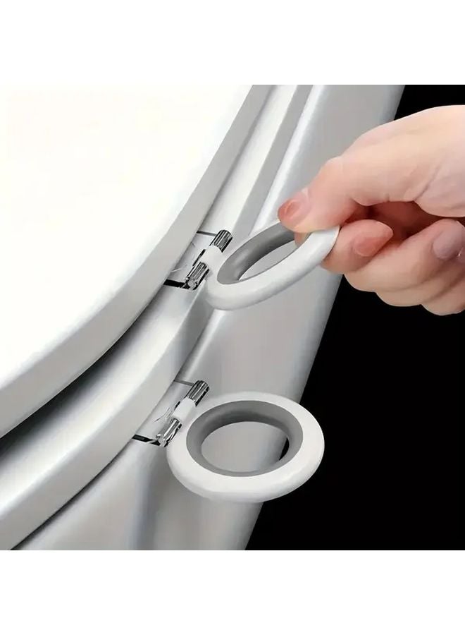 Grey Foldable Non Contact Toilet Lid Opener Ergonomic Handle Portable Design - Image 5