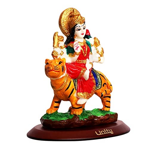 VOILA Goddess Maa Durga Maa Sherawali MATA Rani Statue Idol for Mandir Home Decor - Image 2