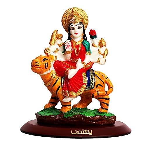 VOILA Goddess Maa Durga Maa Sherawali MATA Rani Statue Idol for Mandir Home Decor - Image 1