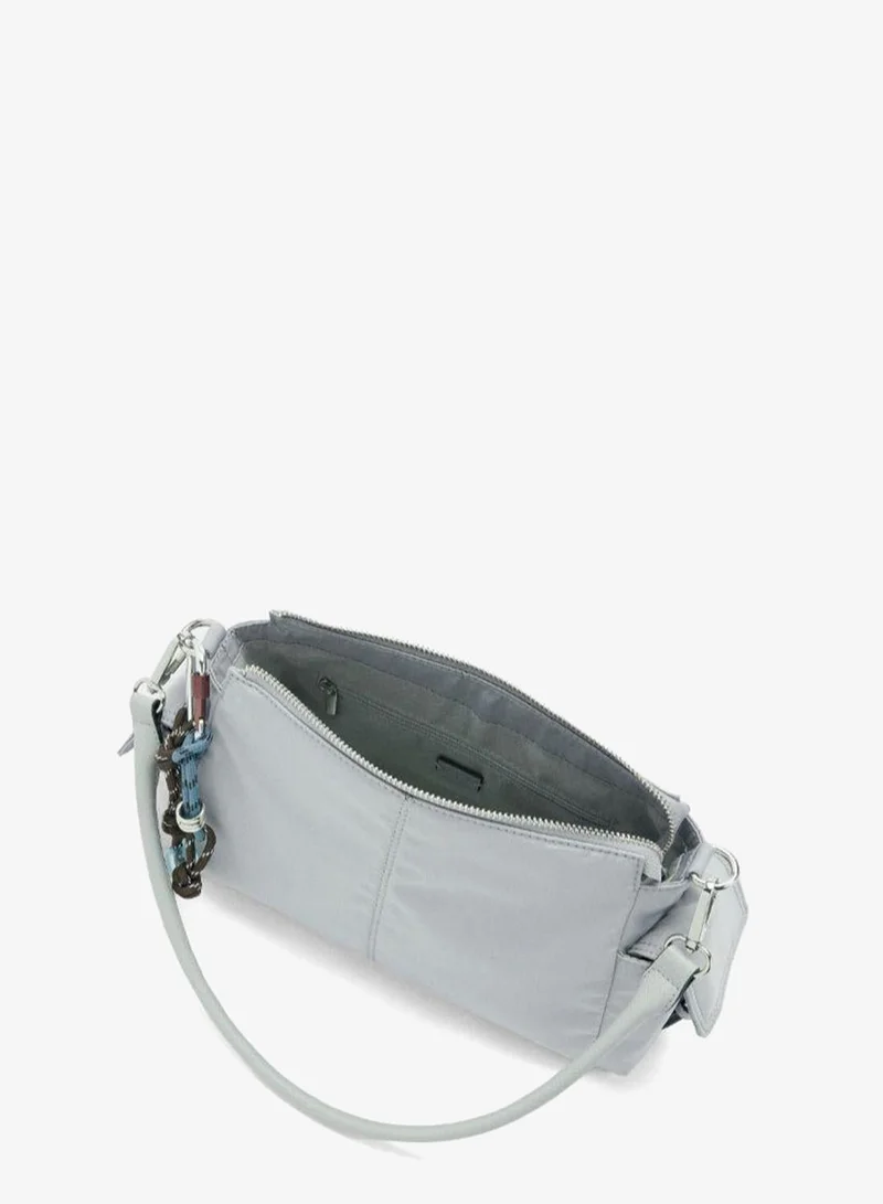 Parfois White Nylon crossbody bag with pendant for Women | Best Price UAE
