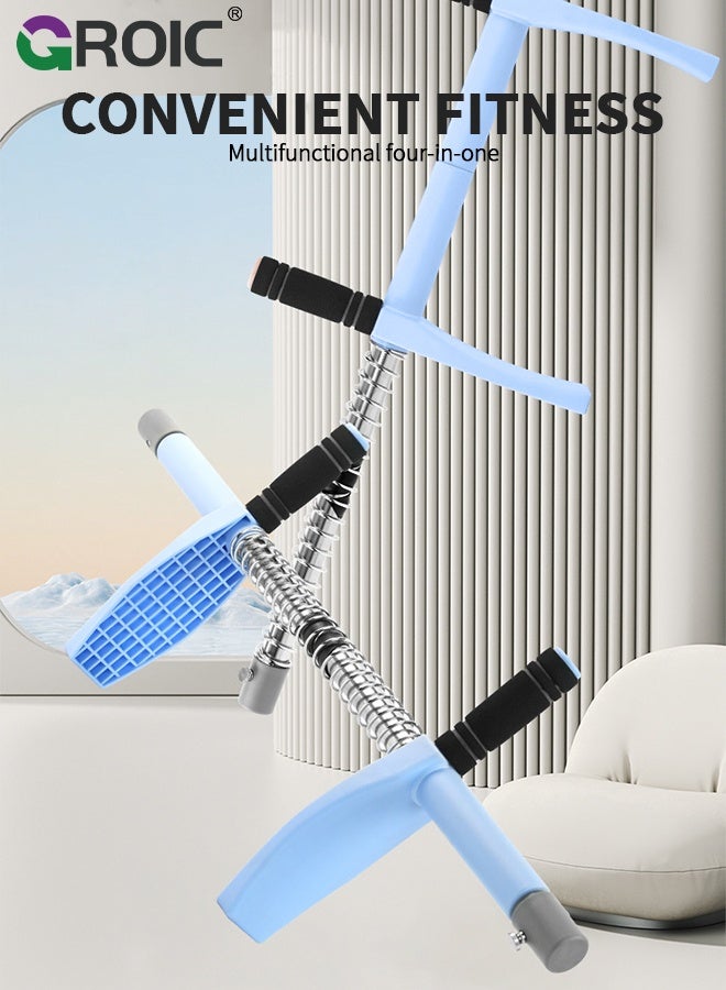 جرويك مجموعة أدوات بيلاتيس 4 في 1، أداة بيلاتيس، أداة بيلاتيس متعددة الوظائف للنساء والرجال، مجموعة بيلاتيس لتمارين الورك والظهر والذراعين وكامل الجسم، معدات تدريب القوة في صالة الألعاب الرياضية المنزلية - Image 2