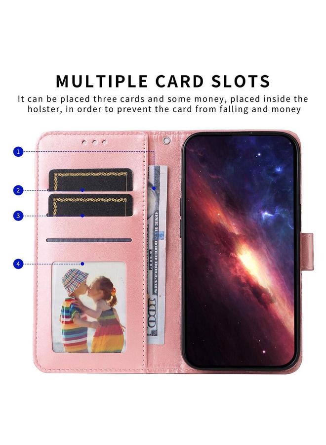 اس-توب جراب لهاتف Samsung Galaxy F06 5G / M06 5G جراب هاتف جلدي منقوش بزهرة عباد الشمس - Image 3