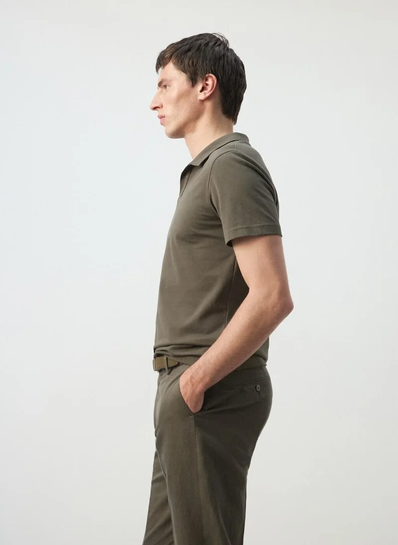Mango Man  Slim fit piqué polo for Men | Best Price UAE