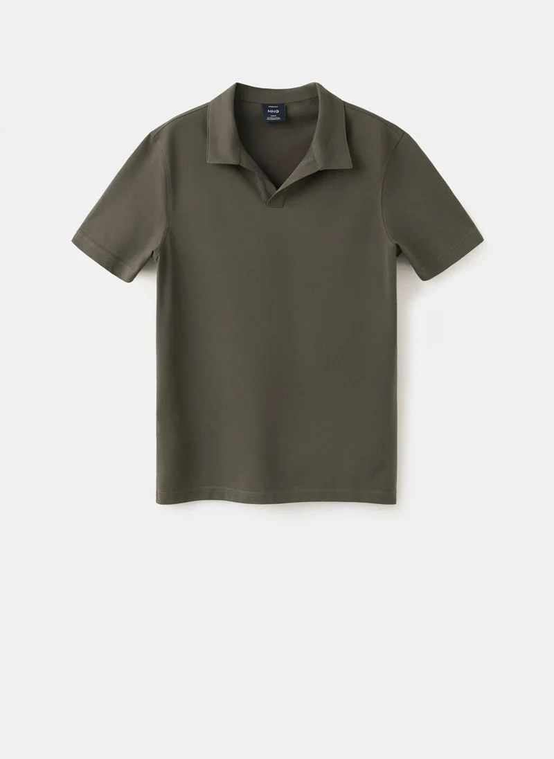 Mango Man  Slim fit piqué polo for Men | Best Price UAE