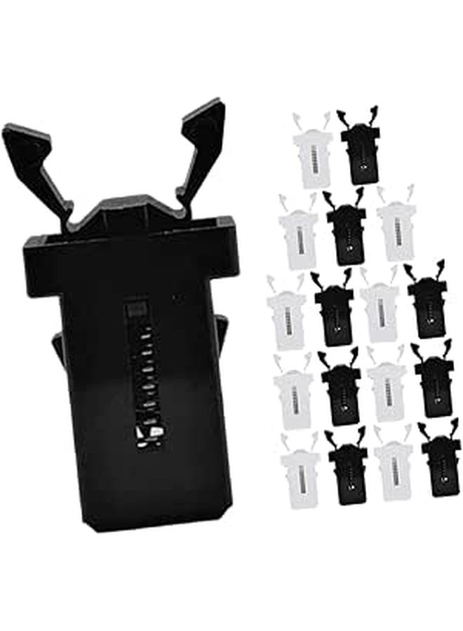 18 Pcs Garbage Can Lock Parts Push Type Buckle Trash Can Lid Locks Easy To Use - Image 1