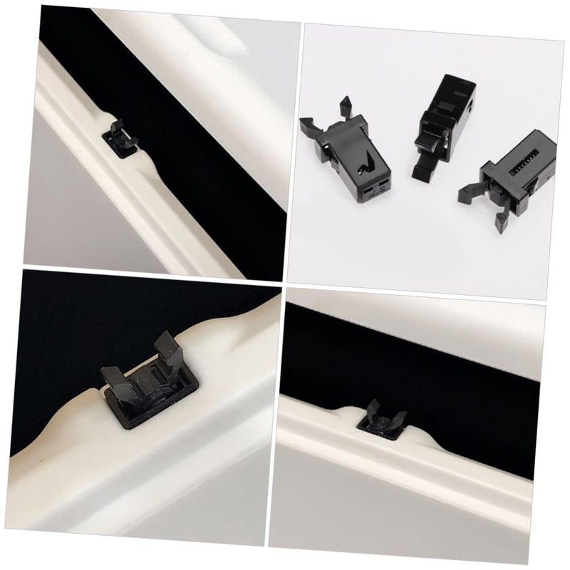 18 Pcs Garbage Can Lock Parts Push Type Buckle Trash Can Lid Locks Easy To Use - Image 5