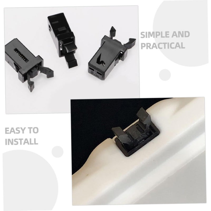 18 Pcs Garbage Can Lock Parts Push Type Buckle Trash Can Lid Locks Easy To Use - Image 3