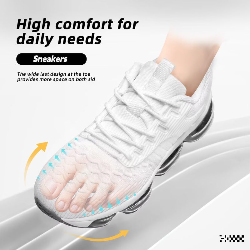 Kapsen Womens Walking Running Shoes Air Cushion Breathable Fashion Tennis Sneakers Mesh Workout Casual Athletic Sports Gym - Image 4