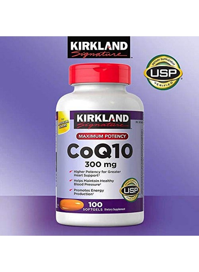 Kirkland Signature Coq10 300Mg 100 Softgels  - Image 3