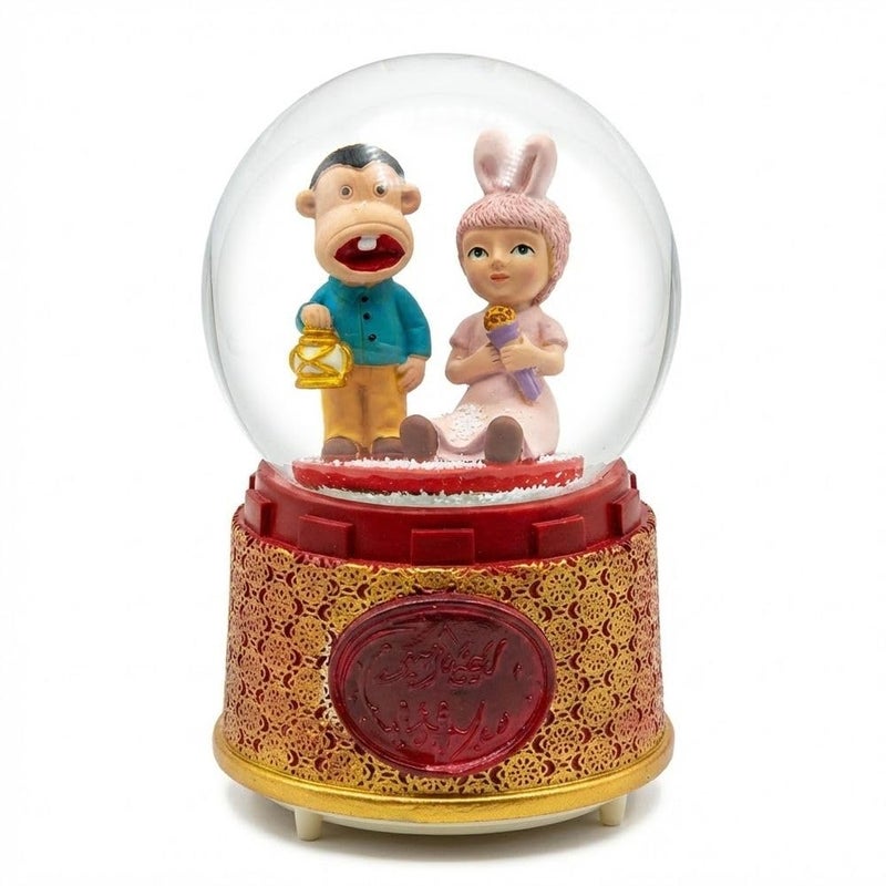 Boogey & Tamtam Snow Globe Water Ball with Lights & Music - 6051