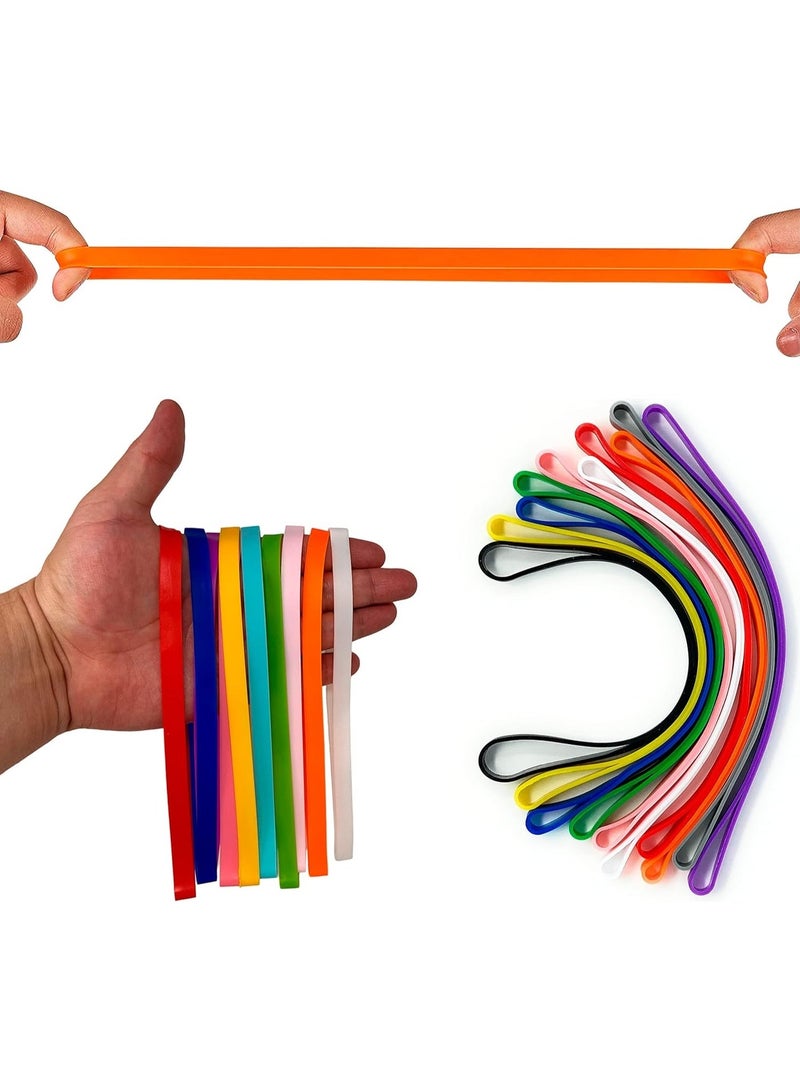 Large Rubber Bands Heavy Duty, Thick Big Bands, Extra Heavy, Wide Elastic Strong (10 Pieces) - Image 1