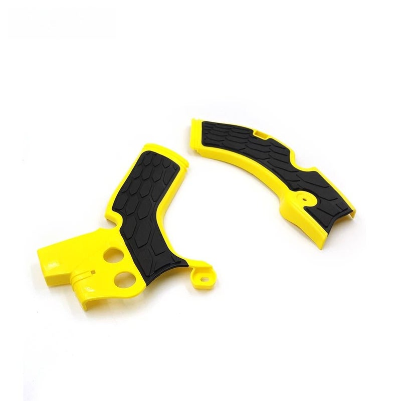 Yellow Black Motorcycle X Grip Frame Protector Cover Fit Suzuki Rmz250 2010 2018 Plastic Shell Durable Grips - Image 5