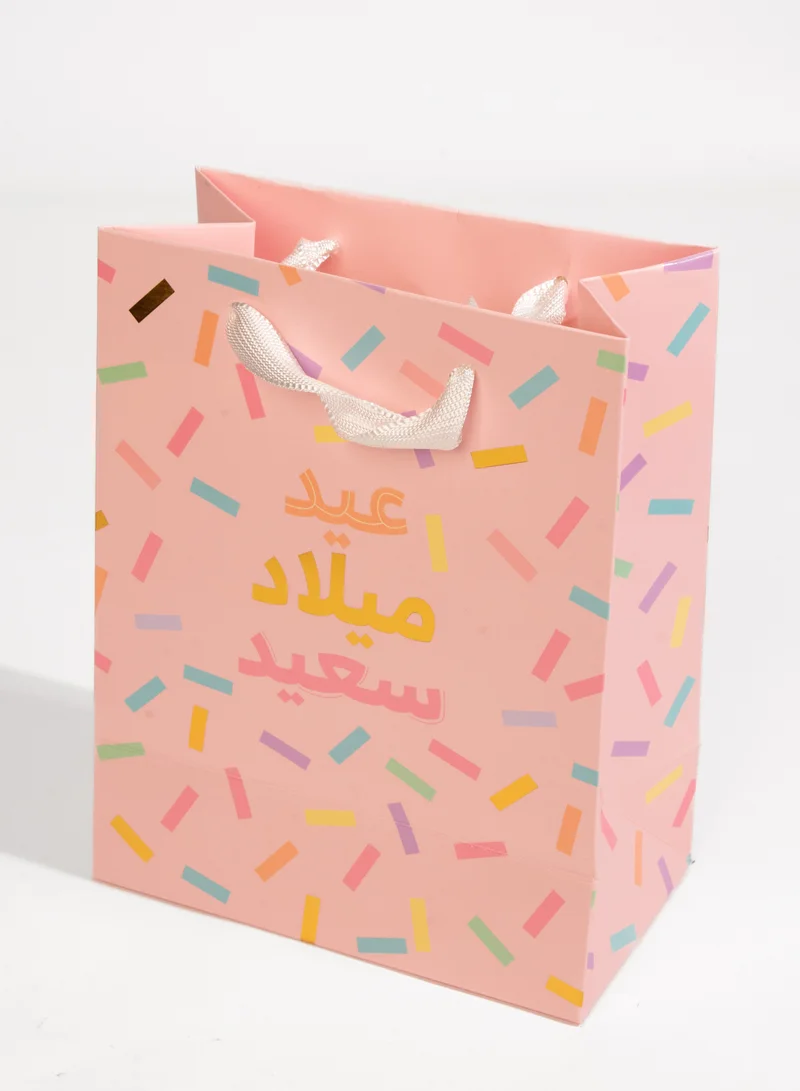 Share the Love Happy Birthday, Pink, Medium Gift Bag