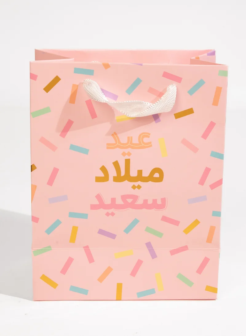 Share the Love Happy Birthday, Pink, Medium Gift Bag