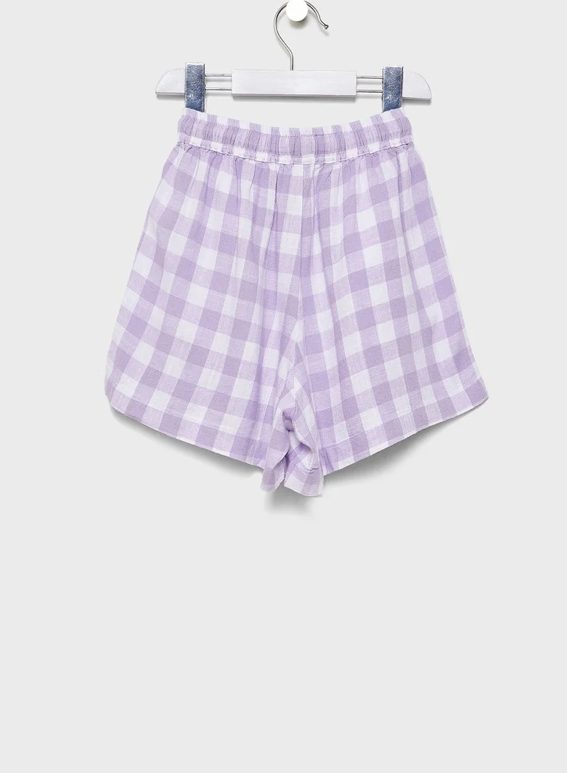 Cotton On Kids Gingham Shorts