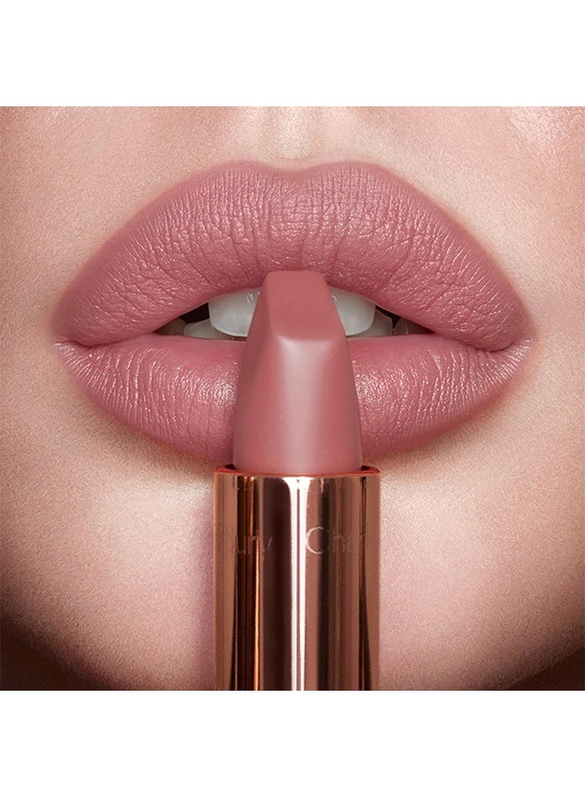 شارلوت تلبوري روج شفاه مات من شارلوت تيلبوري - بيللو توك الأصلي - روج شفاه طويل الأمد، ماتي، مع لون قابل للبناء ومكونات محببة للشفاه - تركيبة كريمية وسهلة المزج - Image 3