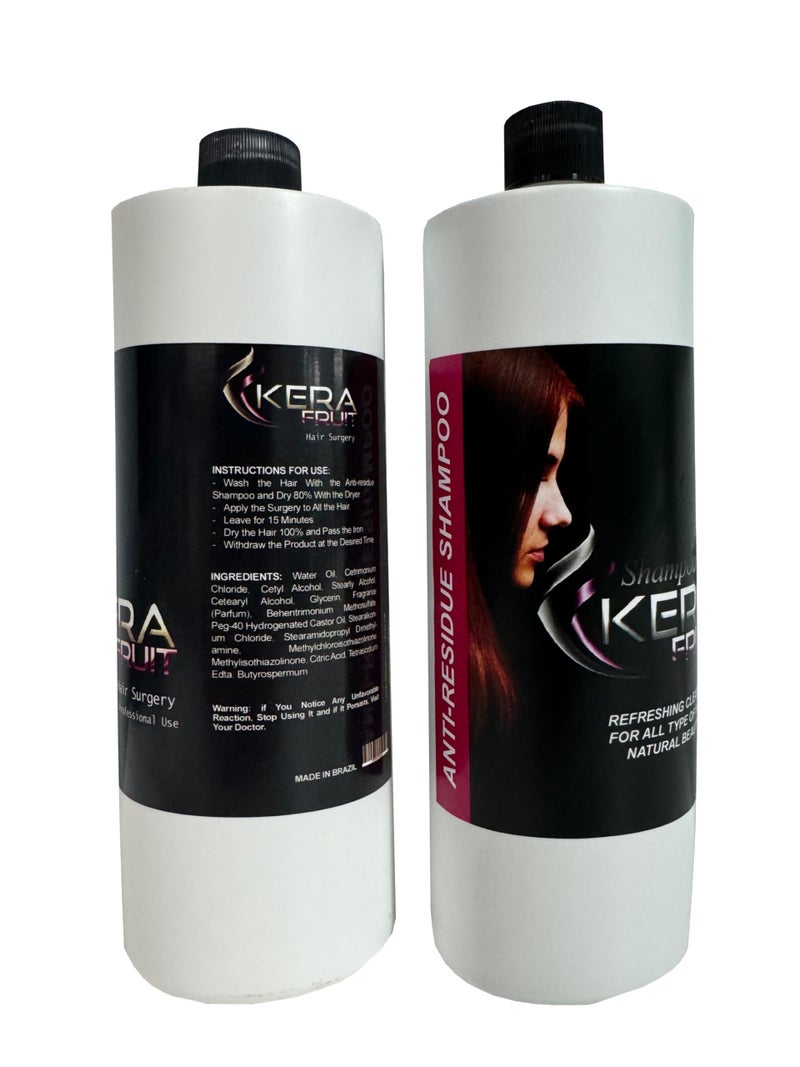 KERA FRUIT Tratamiento De Cirugia Capilar Para el Cabello Restaura Y da Brillo 16 oz o Medio Litro - Image 3