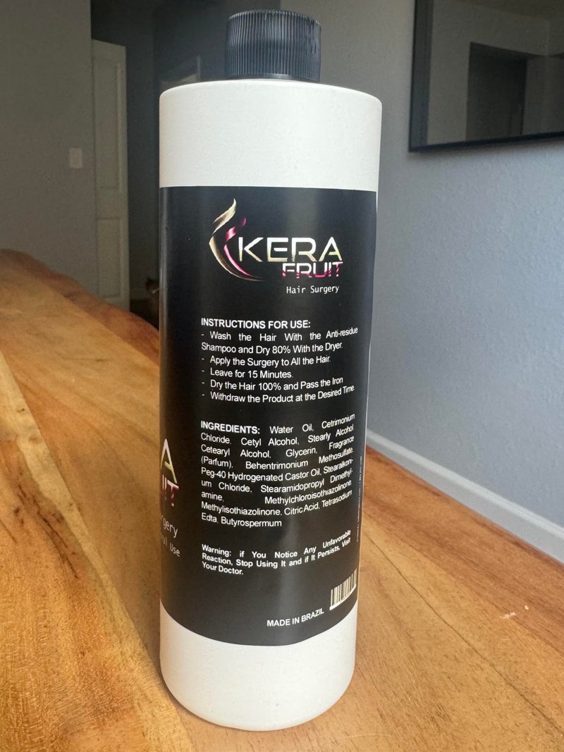 KERA FRUIT Tratamiento De Cirugia Capilar Para el Cabello Restaura Y da Brillo 16 oz o Medio Litro - Image 2