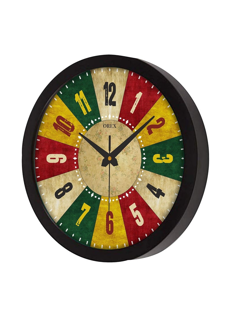 OREX - OREX Stylish Colourful Clock for Home | Bedroom | Livingroom | Office | Kitchen - OC-027 - Image 1