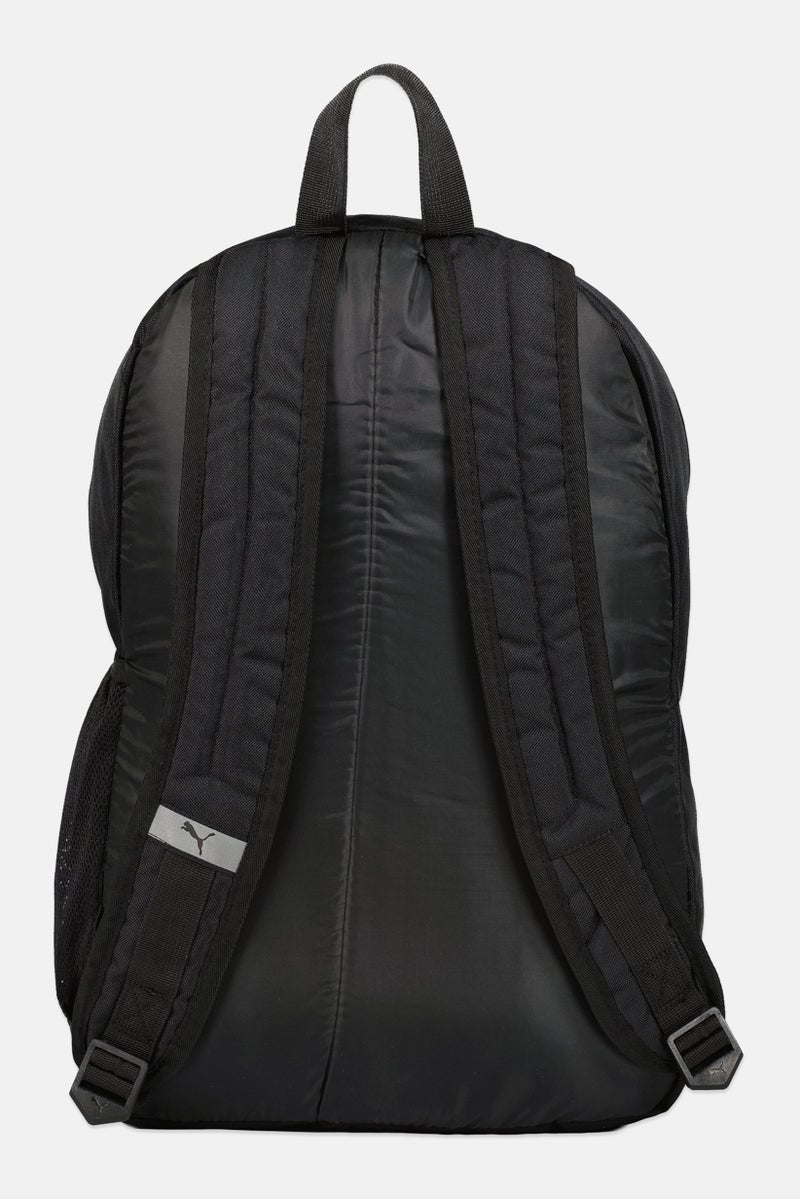 PUMA Men Embroidered Logo Backpack, Black - Image 2