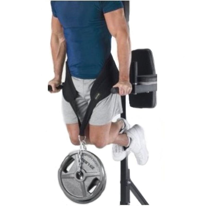 HemeraPhit Pull-up Belt Weighted Dip Belt with Chain Double D-ring Weightlifting Back Support Strap Home Gym Equipment Waist Belt (Single D-ring) - Image 5