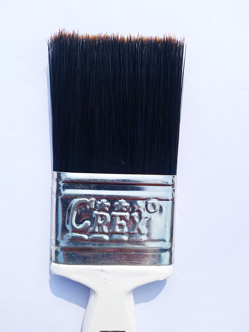 Crex Popular 2 inch 100% Brownish Bristle Painting Brush for Oil, Enamel, Watercolor Paint, and Canvas Painting, Set of 4 Pcs (4) - Image 4