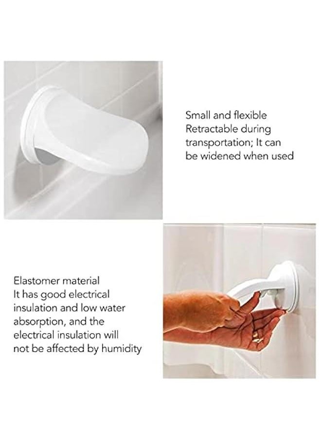 Generic - Shower Foot Rest for Shaving Legs,Pedicure Foot Rest,No Drilling is Needed Non-Slip Bathroom Pedal with Powerful Suction Cup Shower Shaving Leg Aid. Suitable for Women Back Pain Sufferers, Shower - Image 1